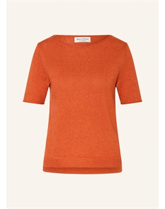 Трикотажная рубашка с льном, красный Marc o'polo