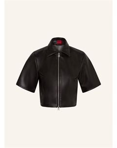 Блузка-Рубашка Ceni из кожи, черный Hugo