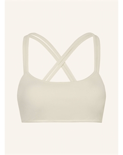 Бюстье бикини-топ, солнечный топ, купальный костюм с защитой от ультрафиолета 50+, экрю Mymarini