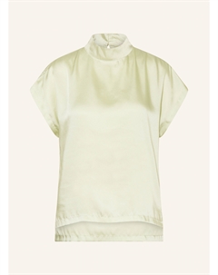 Атласная блузка сверху, зеленый Liu jo