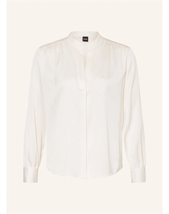 Блузка из шелка Банора, экрю Boss