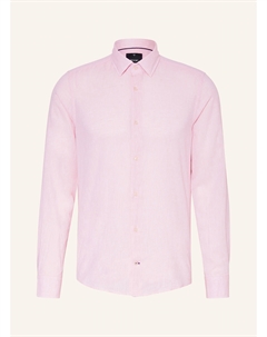 Рубашка облегающего кроя с льном, розовый Joop