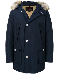 Woolrich пальто с капюшоном xxl синий Woolrich