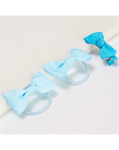 Набор аксессуаров для волос, 3 шт, резинка и заколка голубая, my little pony Hasbro