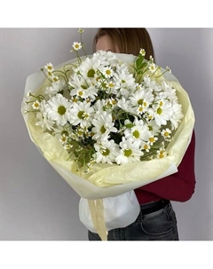 Авторский букет с хризантемой и ромашками Vlshbn flowers state