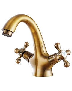 Смеситель для раковины Kaiser Carlson Style, бронзовый (44311-1)