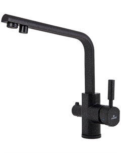 Смеситель для кухонной мойки Kaiser Decor, черный матовый (40144-2)