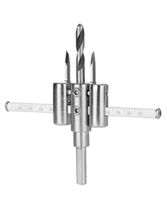 Сверло по дереву регулируемое  "Балеринка" AWOD06-0120, 40-120 мм, 2 центра сверла, ключ P.i.t.