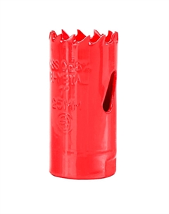 Коронка биметаллическая AMED05-0025, по металлу 25x50 мм, сталь М42, HSS Со 8%, переменный зуб P.i.t.