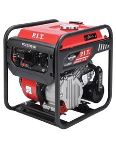 Генератор бензиновый PGE3700-G1, инверторный, 3,7/3,5 кВт, 223 см³, 4 такт, 2х220 В, 12В, 15А P.i.t.