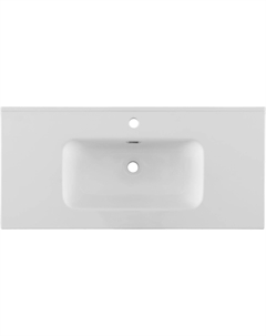 Мебельная раковина Flat 101 см 00330426 белая матовая Aquanet