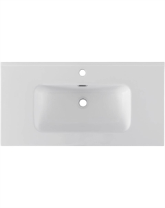 Мебельная раковина Flat 91 см 00330432 белая матовая Aquanet