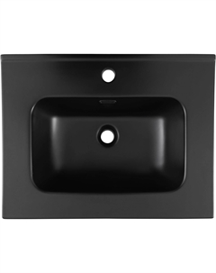 Мебельная раковина Flat 61 см 00329253 черная матовая Aquanet