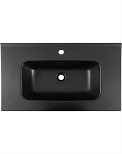 Мебельная раковина Flat 81 см 00329255 черная матовая Aquanet