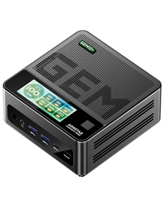 Системный блок Aoostar GEM12+ PRO, 32Гб/1Тб, Ryzen 7 PRO 8845HS, черный