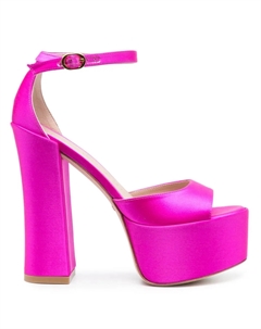 Босоножки Skyhigh 150 на платформе, розовый Stuart weitzman