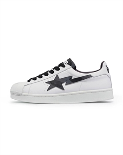 Кроссовки BAPE Skull Sta White Navy, белый A bathing ape®
