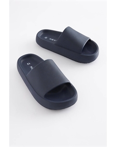 Шлепанцы на толстой подошве, синий Next