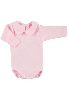 Набор из 2 детских боди с простым детским воротником, розовый Babidu