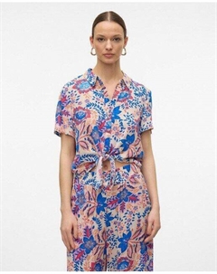 Женский топ-рубашка с бантом, мультиколор Vero moda