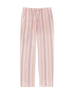 Женские полосатые пижамные брюки Mix+Relax с боковыми карманами, цвет Multicolor Schiesser
