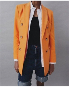 Оранжевый костюмный пиджак, оранжевый Сфера