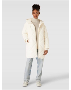 Стеганое пальто с боковыми карманами и штормовыми манжетами Denim, белый Marc o'polo