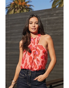 Лиф бикини с открытой спиной, розовый Next