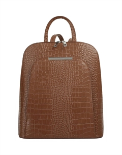 Рюкзак из натуральной кожи, производство Италия, цвет Cognac Cluty