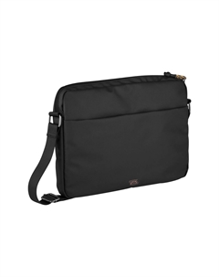 Деловая сумка, на молнии, нашивке, мужская, черный Camel active