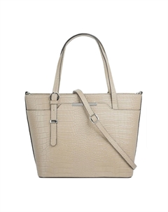 Сумочка, натуральная кожа, производство Италия, бежевый Cluty