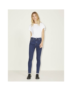 Джинсы-скинни с высокой посадкой синий Laredoute