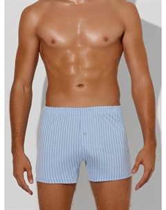 Трусы шорты мужские голубые в полоску Mark formelle