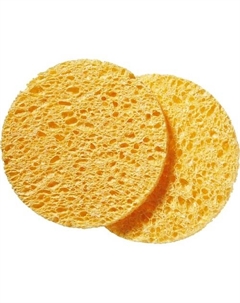 Спонжи для умывания CLEAN целлюлозные Deco