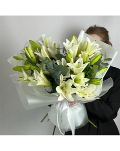 Букет из лилии и эвкалипта Vlshbn flowers state