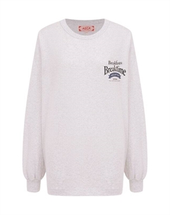 Хлопковый свитшот Aeca white