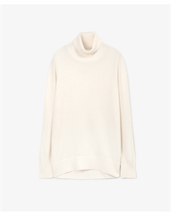 Водолазка вязаная молочного цвета Glvr