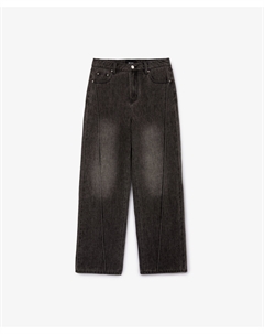 Джинсы-трубы серые Glvr