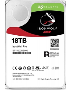 Жесткий диск 18TB SATA 6Gb/s ST18000NE000 NAS Ironwolf Pro (7200rpm) 256Mb 3.5" Seagate