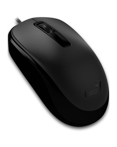 Мышь DX-125 31010011400 чёрная, 1000dpi, USB, 3 кнопки Genius