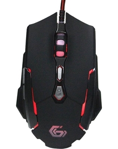 Мышь MG-600 черная, USB, 7кнопок, 3200dpi, подсветка 4 цвета, ПО, код Survarium, кабель ткан. 1.8м Gembird