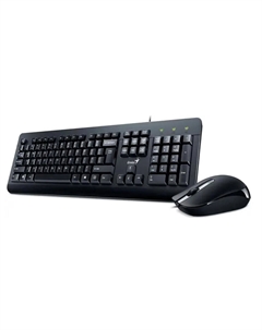 Клавиатура и мышь KM-160 31330001430 Black, USB, Wired KB+Mouse Combo (KB-115 + DX-160) Genius