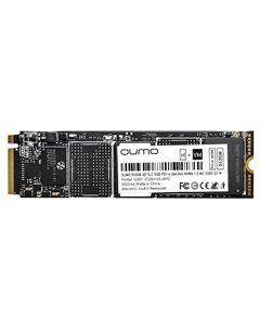 Накопитель SSD M.2 2280 Q3DT-512GHHS-NM2 Novation 512GB 3D TLC 3100/2000MB/s IOPS 150K/400K MTBF 1.8 TBW 300 Qumo