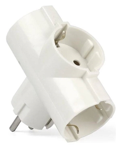 Разветвитель SBE-16-A03-3z блок на 3 гнезда с заземлением круглый 16А 250B (1/100) Smartbuy