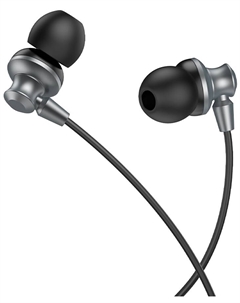 Наушники Hoco M98 Delighted 6931474778314 микрофон, кнопка ответа, кабель 1.2м, цвет: чёрный (1/420)