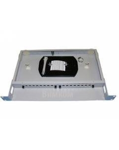 Кросс оптический стоечный СКРУ-1U19-B16-FC/ST AD-FCD-MM+PT-MM50-FC-1+КДЗС 1U 19" 16 портов FC/ST MM (50/125), со столом (пигтейлы+проходные ада Vimcom