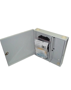 Бокс настенный НКРУ-A16-FC/ST AD-FCD-SM+PT-SM-FC-1 16 портов FC SM (9/125), одна дверь (пигтейлы + проходные адаптеры) Vimcom