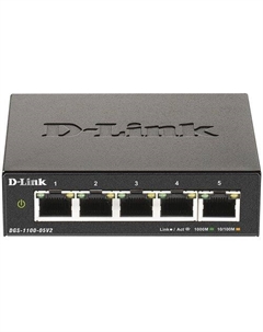 Коммутатор D-Link DGS-1100-05V2/A1A, настраиваемый D-link