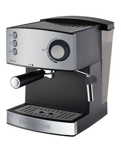 Кофеварка PCM 1537AE Adore Crema, рожковая, нержавеющая сталь / черный Polaris