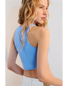 Майка-топ хлопковая в рубчик Befree